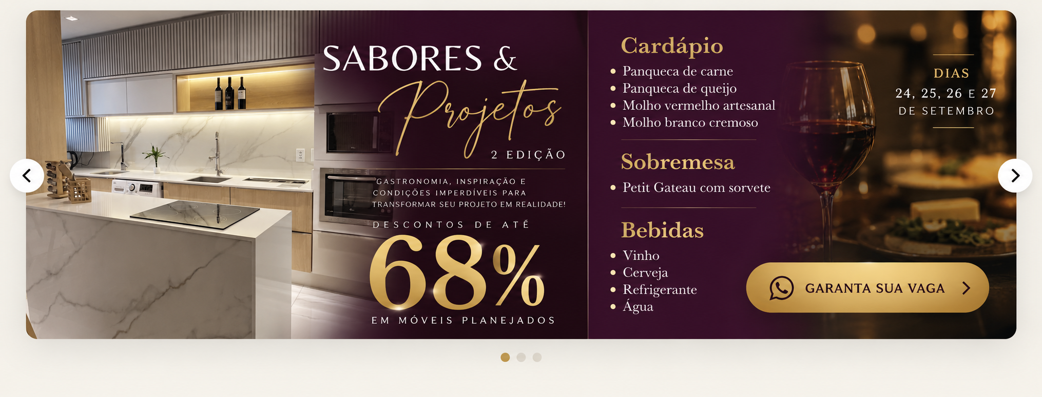 Sabores e Projetos 2ª Edição ARQON
