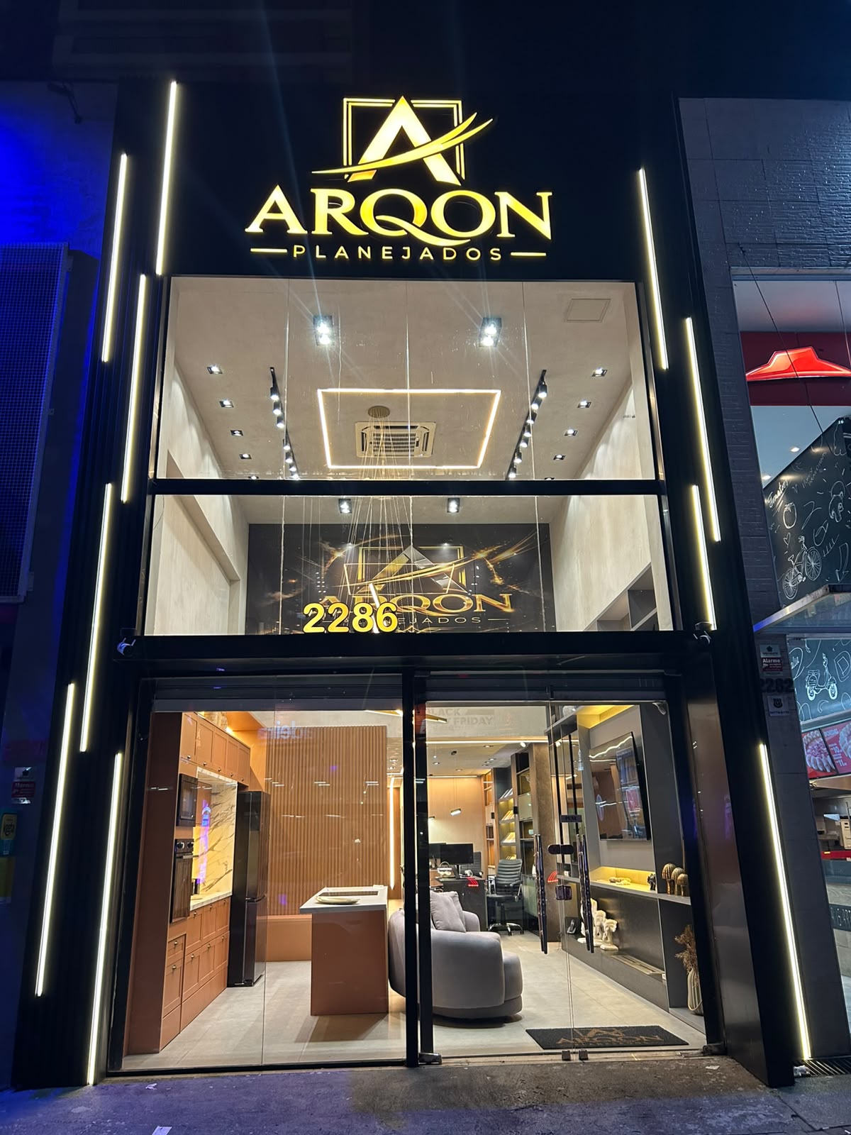 Fachada da ARQON Planejados